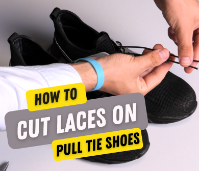 How to Cut Laces on Pull Tie Shoes