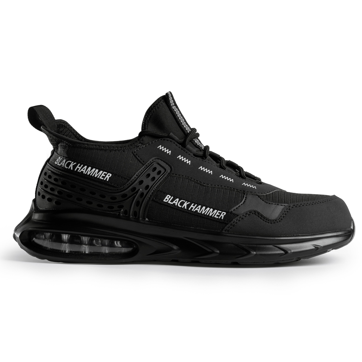 Men s Safety Work Trainers Black Hammer