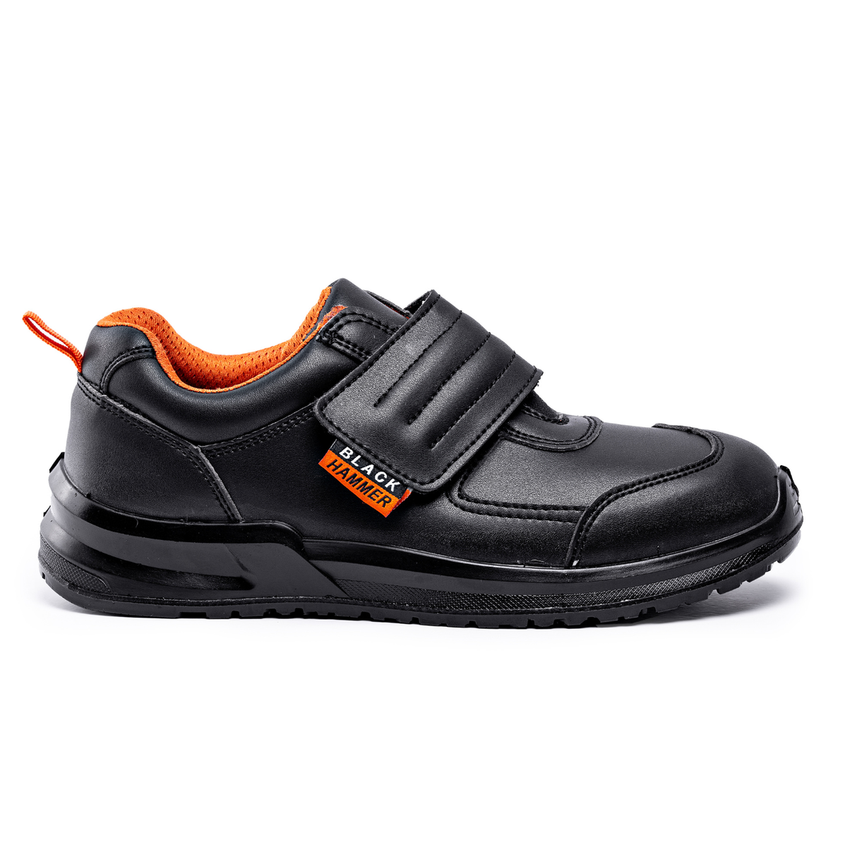 Black Hammer - 1100 Men's Safety Steel Toe Cap Work Shoes Strap Trainers Protective Mid Sole S3 SRC