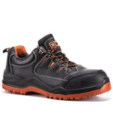 Waterproof Work Shoes | Extra Grip Safety Trainers Wide Fit S3 SRC 9007 - Black Hammer