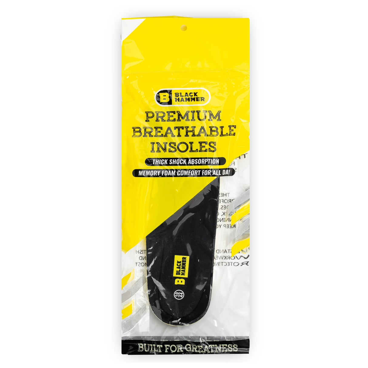 Black Hammer - Men's Insoles Memory Foam