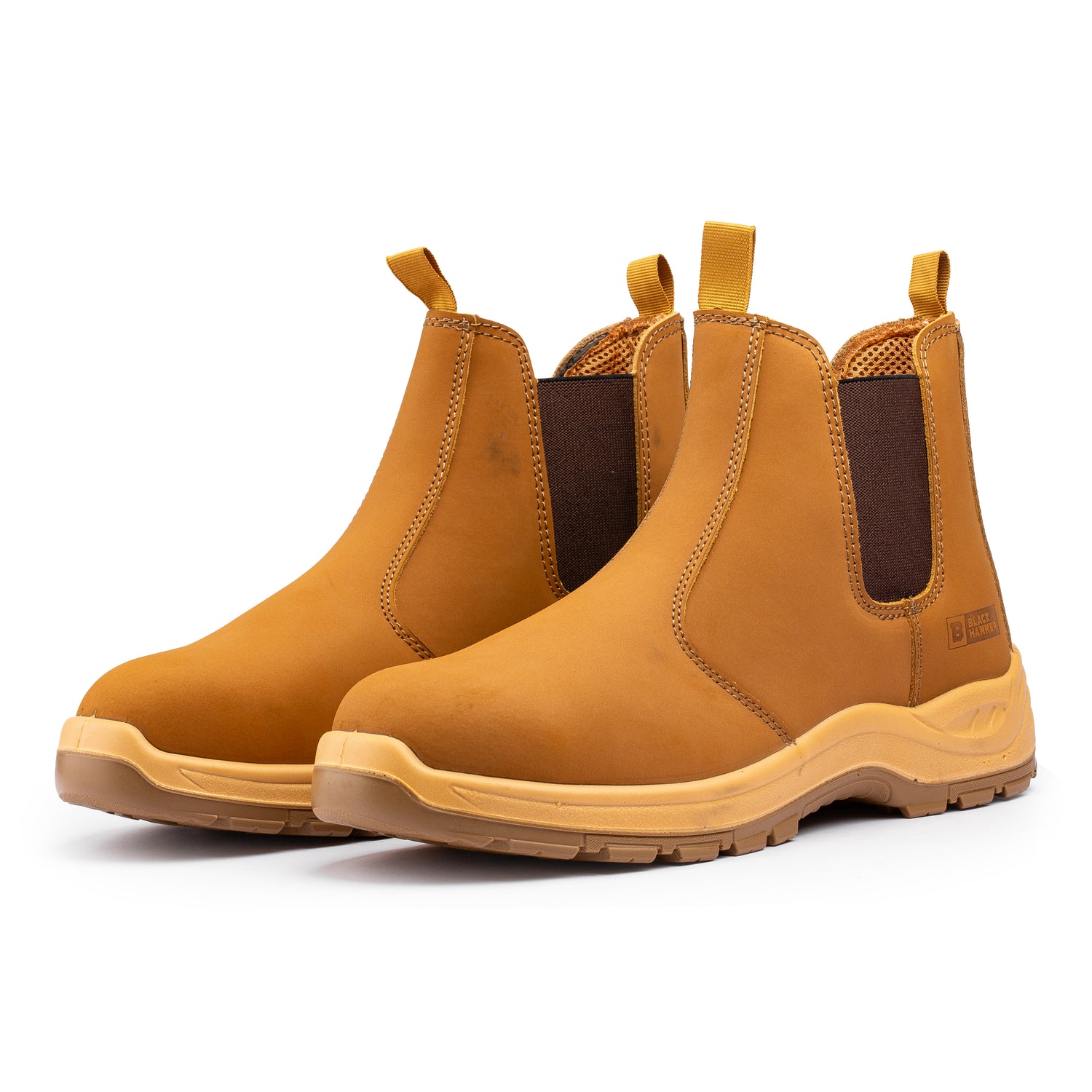 Black Hammer - 1666 Alex Slip On Chelsea Men's Safety Boots