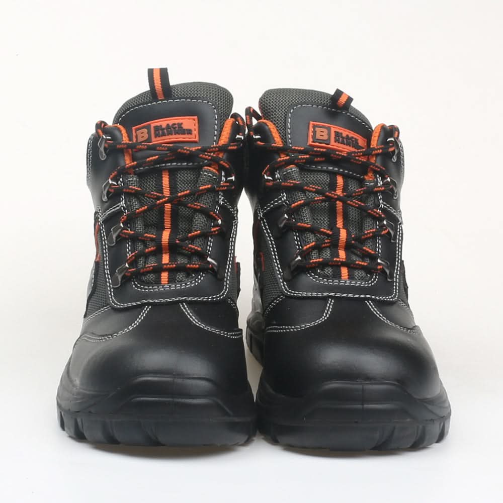 Black Hammer - 6652 Men's Leather Safety Boots
