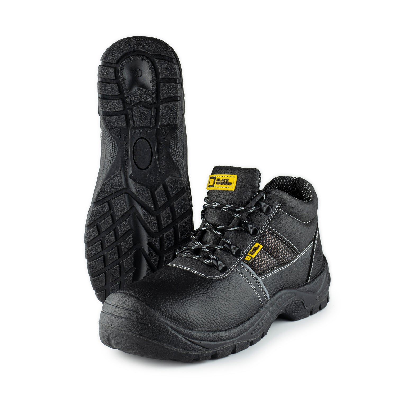 Black Hammer - 1471 Men's Safety Boots Steel Toe Cap Work Footwear