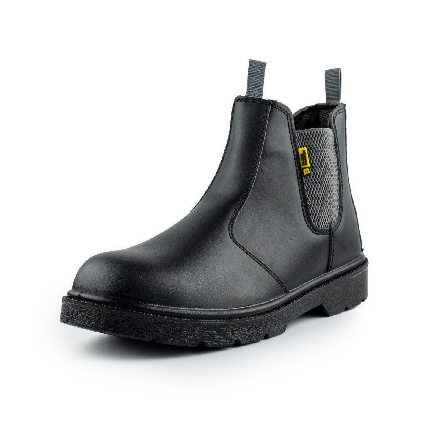Black Hammer - 1600 Men's Safety Chelsea Boots Leather Steel Toe Cap