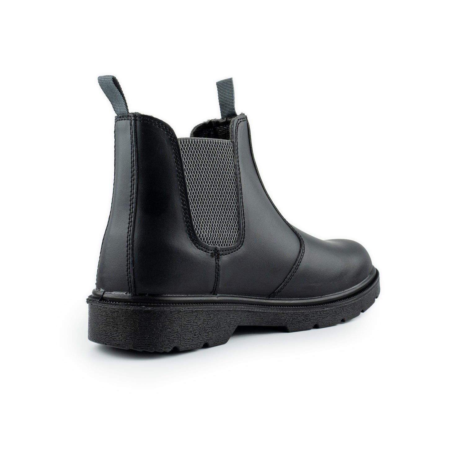 Black Hammer - 1600 Men's Safety Chelsea Boots Leather Steel Toe Cap
