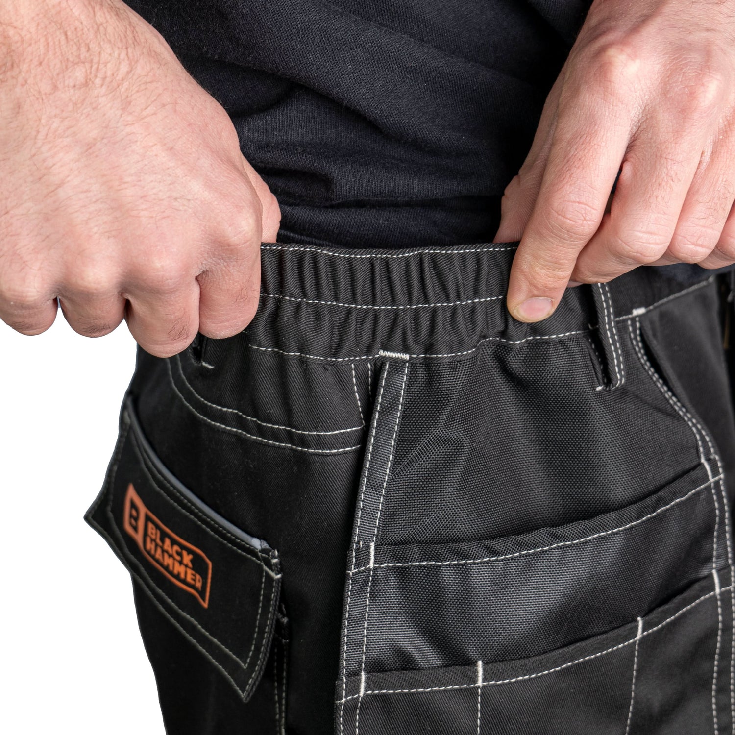 Black Hammer - Sublime Men's Elasticated Work Trousers