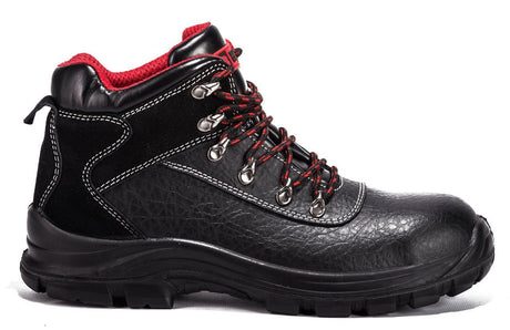 Mens Waterproof Safety Boots With Steel Midsole Wide Fit | Steel Toe Cap Work Shoes 7777