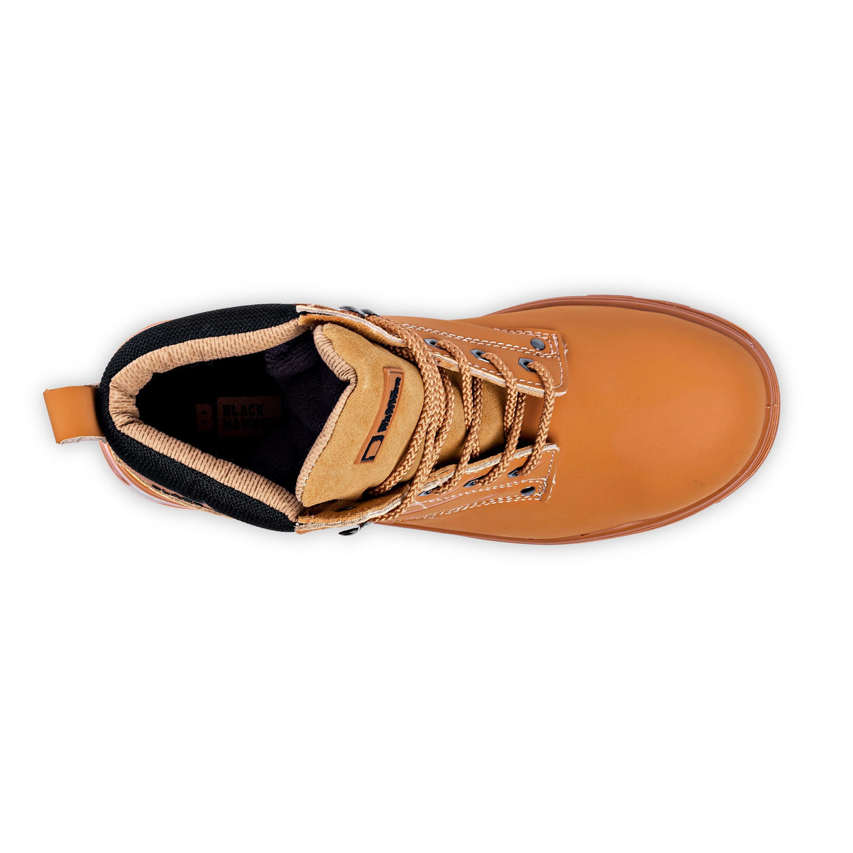 Black Hammer - 6007 Men's Tan Brown Steel Toe Cap Work Boots