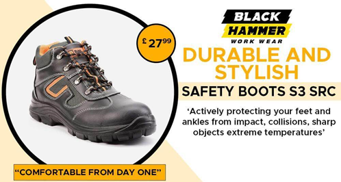 Black Hammer Work Wear: The Safety Boot Expert
