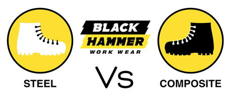 Composite Toe Vs Steel Toe | Black Hammer