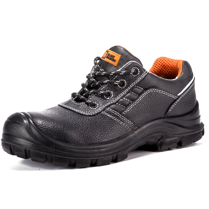 Lightweight Leather Safety Shoes | Metal Free S3 SRC | Metal Free Safety Boots & Trainers 2252 - Black Hammer
