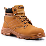 6007 Mens Tan Brown Steel Toe Cap Work Boots