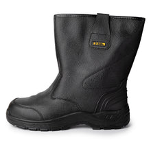 Load image into Gallery viewer, Black Hammer Safety Boots Rigger Steel Toe Cap Boots Working Ankle Lightweight Footwear S3 SRC Iron
