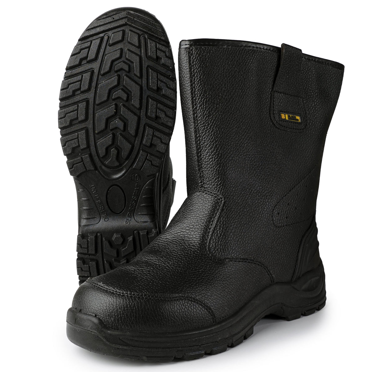 Short Rigger Boot Iron Rigger Lightweight Safety Boots | Steel Toe Cap – Black Hammer