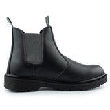 Black Hammer - 1600 Men's Safety Chelsea Boots Leather Steel Toe Cap