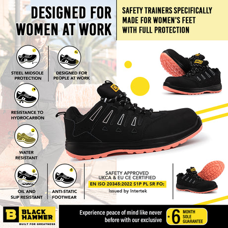 womens safety trainers