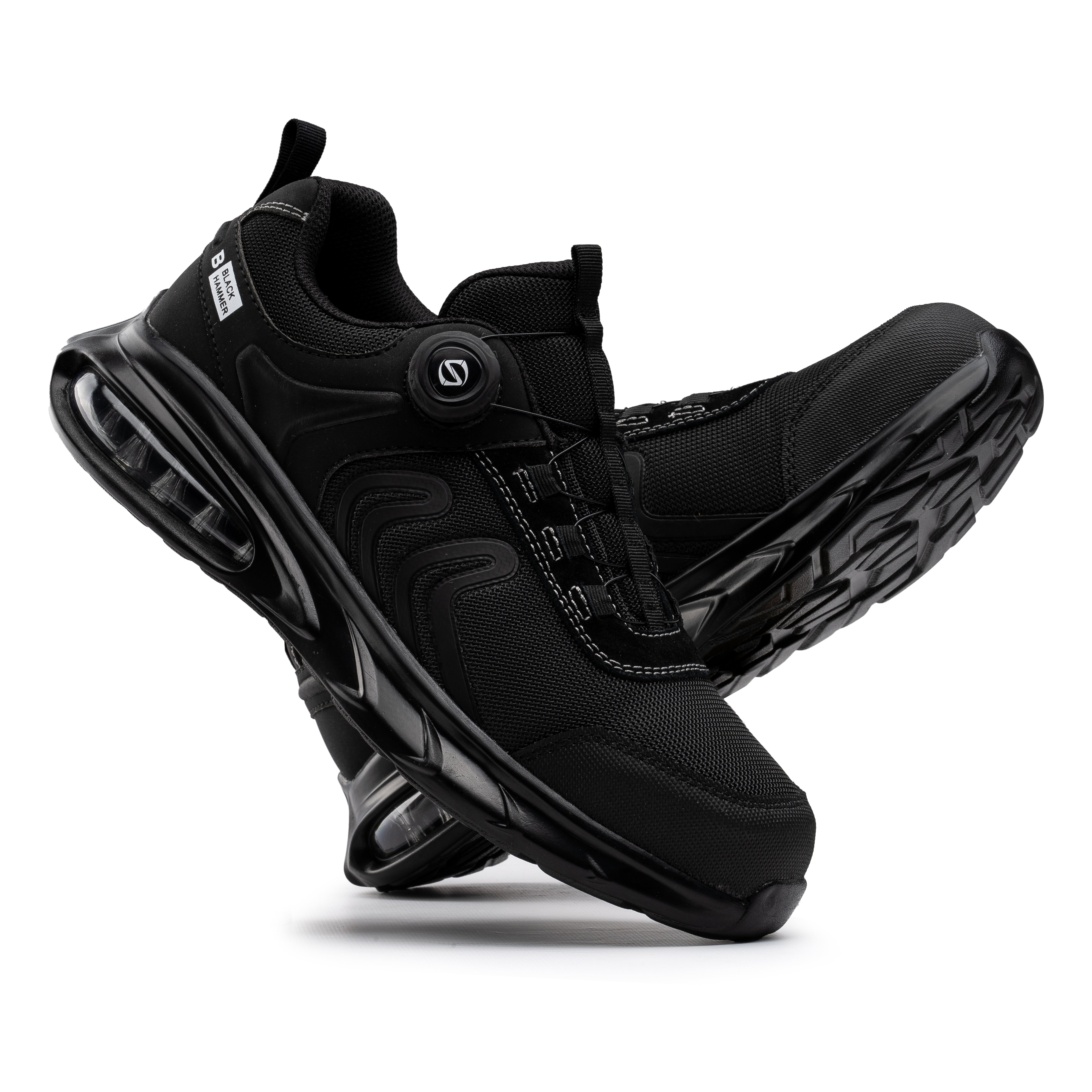 Black Hammer - 7788 Vortex Dial Fit Lace Safety Trainers