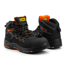 Load image into Gallery viewer, Trooper Safety Boots for Men with Steel Toe Cap &amp; Steel Midsole
