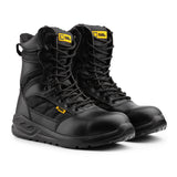 Genuine Leather Military Tactical Police Work Safety Boots