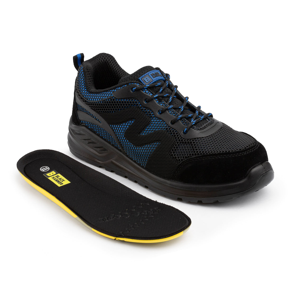 Black Hammer - 8892 Mike Men's Safety Trainers with Steel Toe Cap