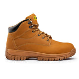 Ryder Mens Wide-Fit Tan Brown Safety Boots