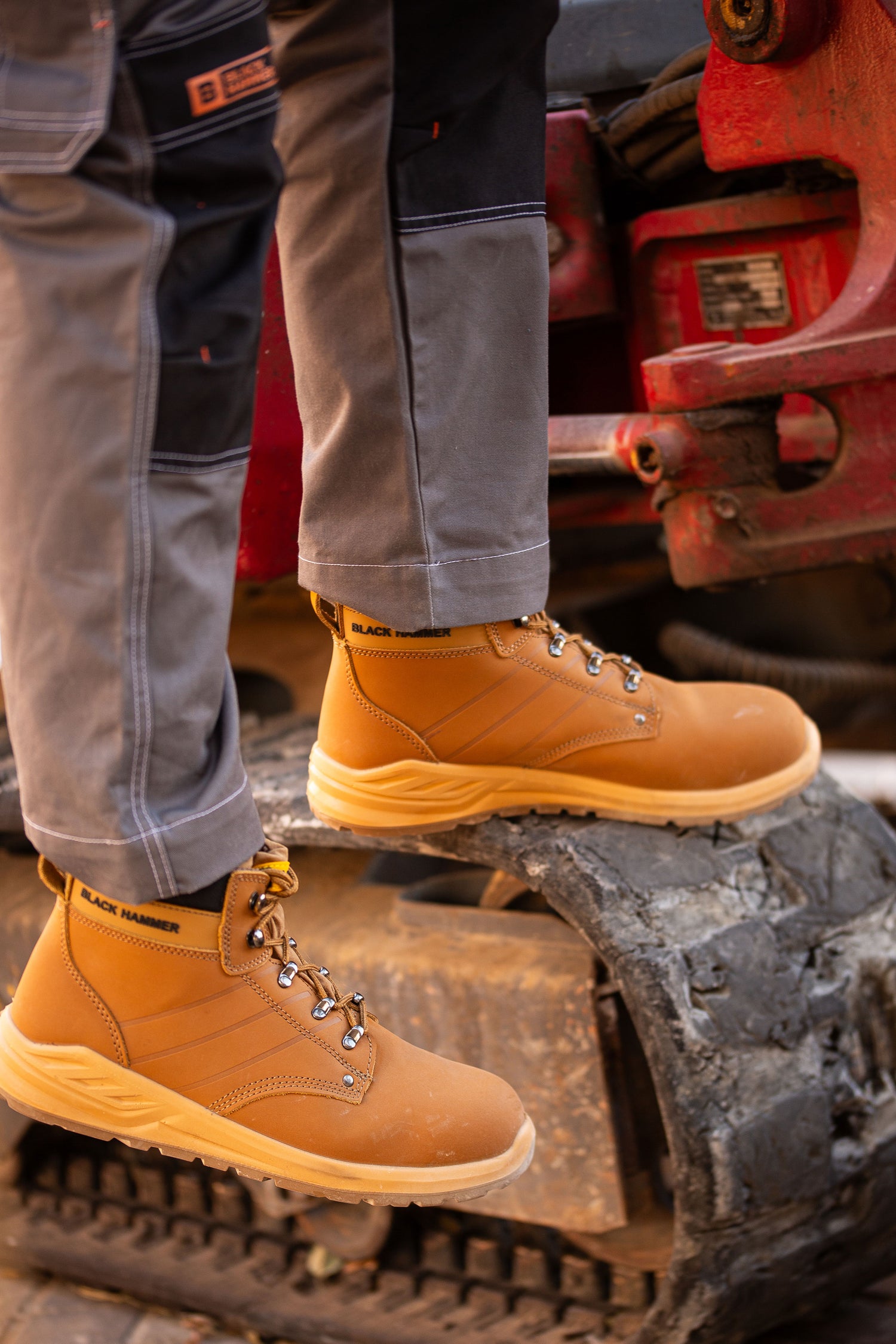 mens tan safety boots