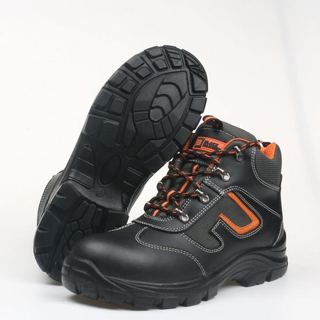 Black Hammer - 6652 Men's Leather Safety Boots