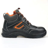 Black Hammer - 6652 Men's Leather Safety Boots