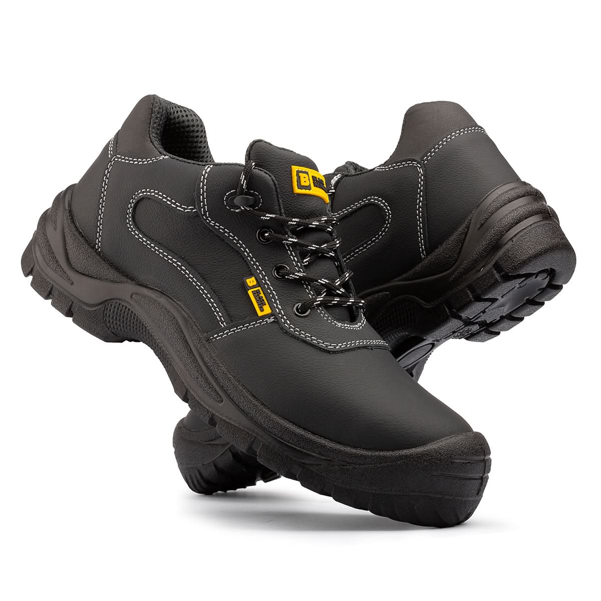 Full-Grain Leather Work Shoes