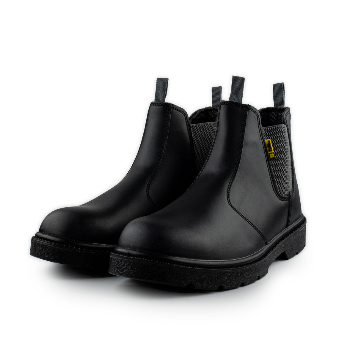 Black Hammer - 1600 Men's Safety Chelsea Boots Leather Steel Toe Cap