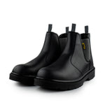 Black Hammer - 1600 Men's Safety Chelsea Boots Leather Steel Toe Cap