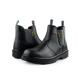 Black Hammer - 1600 Men's Safety Chelsea Boots Leather Steel Toe Cap
