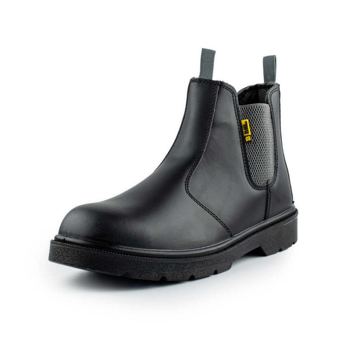 Black Hammer - 1600 Men's Safety Chelsea Boots Leather Steel Toe Cap