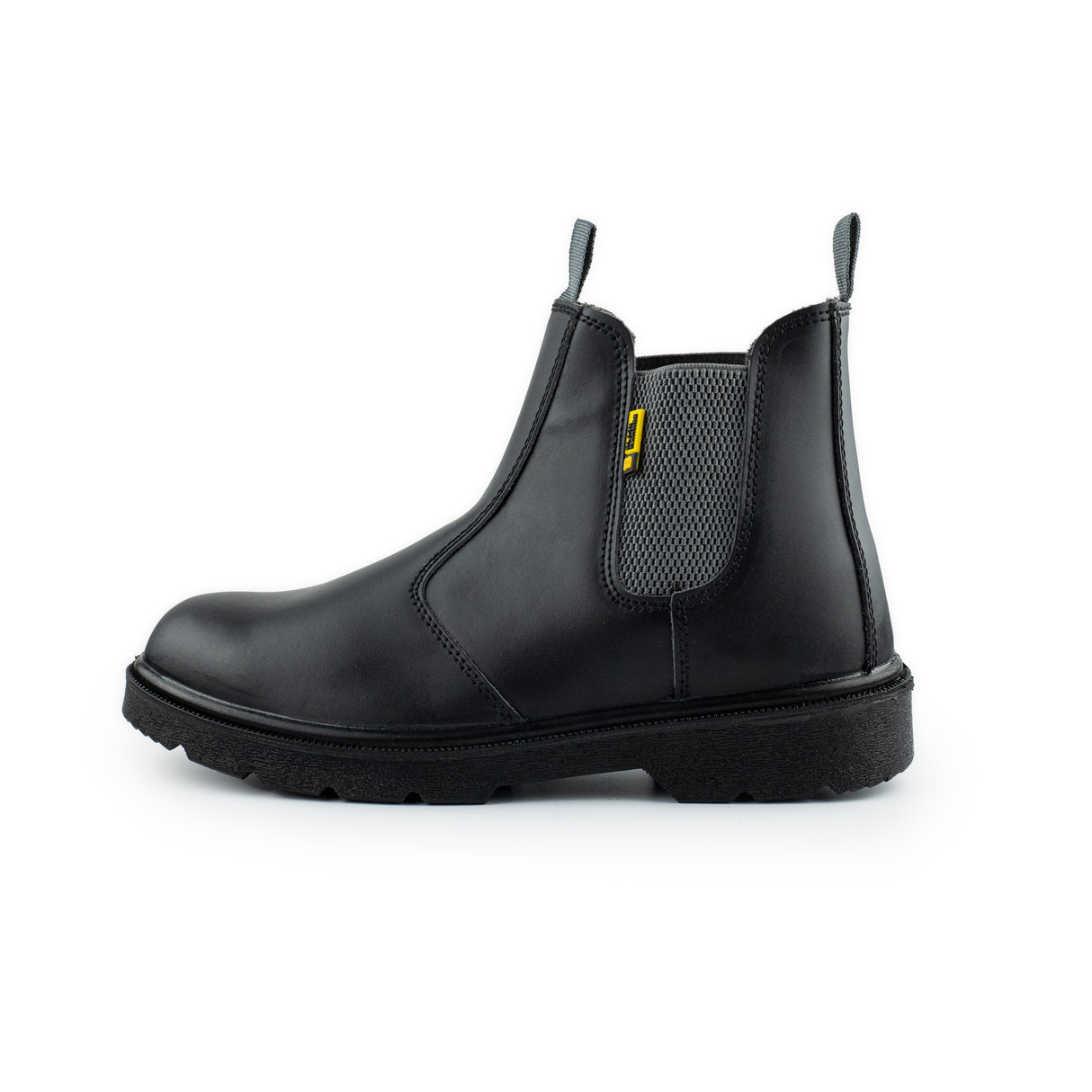 Black Hammer - 1600 Men's Safety Chelsea Boots Leather Steel Toe Cap