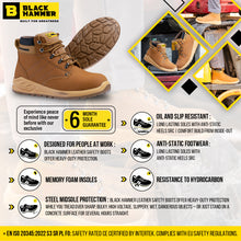 Load image into Gallery viewer, Inforgrapic-George-Safety boots
