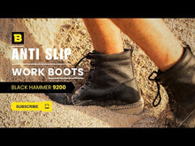 Load and play video in Gallery viewer, Safety Boots for Men with Steel Toe Cap &amp; Kevlar Midsole Work Boots Element
