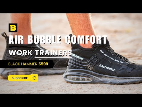 Elevate Runner Safety Trainers with Air Bubble