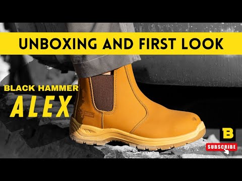 Black Hammer - 1666 Alex Slip On Chelsea Men's Safety Boots