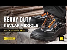 Load and play video in Gallery viewer, Composite Toe Safety Boots with Kevlar Midsole S3 SRC | Mens Heavy Duty 8852

