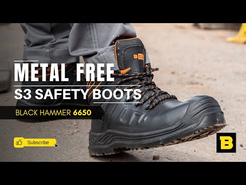 Black Hammer - 6650 Men's Lightweight Safety Boots