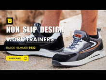 Load and play video in Gallery viewer, Mens Non-Slip Steel Toe Cap Trainers with Midsole Protection Titan
