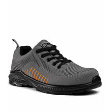 Load image into Gallery viewer, Mens Safety Trainers flynit Non Metal Free S1P SRC Ultra Lightweight Composite Toe Cap Kevlar Midsole Non Metallic Work Shoes Hiker 2222 - Black Hammer
