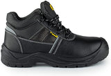 Mens Safety Boots Steel Toe Cap Work Footwear | Black Hammer