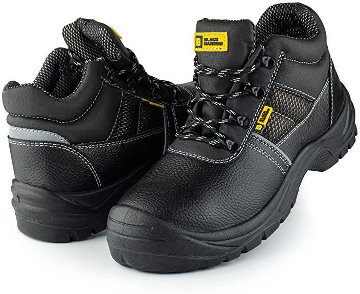 Black Hammer - 1471 Men's Safety Boots Steel Toe Cap Work Footwear