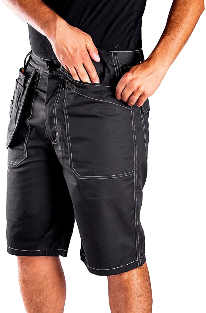 Black Hammer - Men's Work Shorts Multi Pockets Cargo Workwear