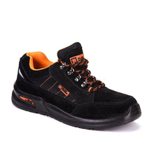Load image into Gallery viewer, Lightweight Safety Shoes for Men with Steel Midsole S1P SRC | 9952 Black Hammer - Black Hammer
