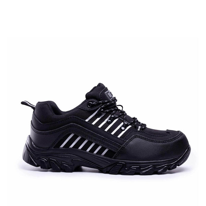 Black Hammer Mens Safety Trainers Work Waterproof Shoes Steel Toe Cap Working Ankle Lightweight Footwear S1P SRC 9900 - Black Hammer