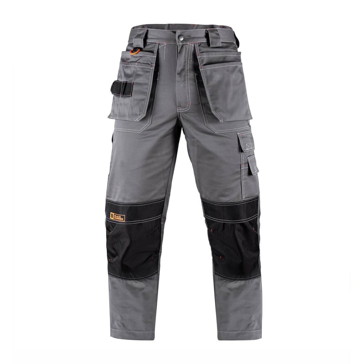 Godzilla Work Trousers | Heavy Duty Cargos | Knee Pad Pockets – Black ...