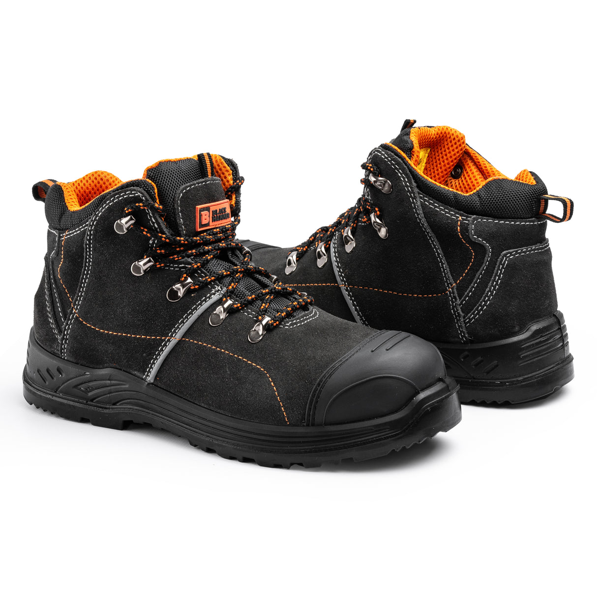 Mens Safety Boots | Work Shoes | Suede Steel Toe Cap | S3 SRC 4401